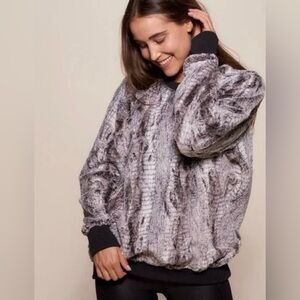 Cozy Black and Gray Women's Sweater